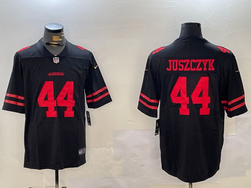 Men San Francisco 49ers #44 Juszczyk Black Second generation 2024 Nike Limited NFL Jersey style 1->san francisco 49ers->NFL Jersey